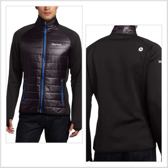 Marmot Men's XL Variant Hybrid Insulated Polartec Jacket Full Zip Semi Fitted - Picture 1 of 12